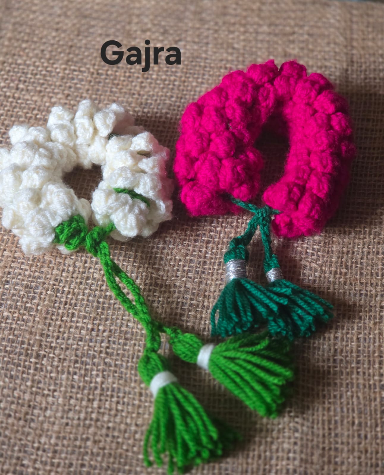 Handmade crochet keychains