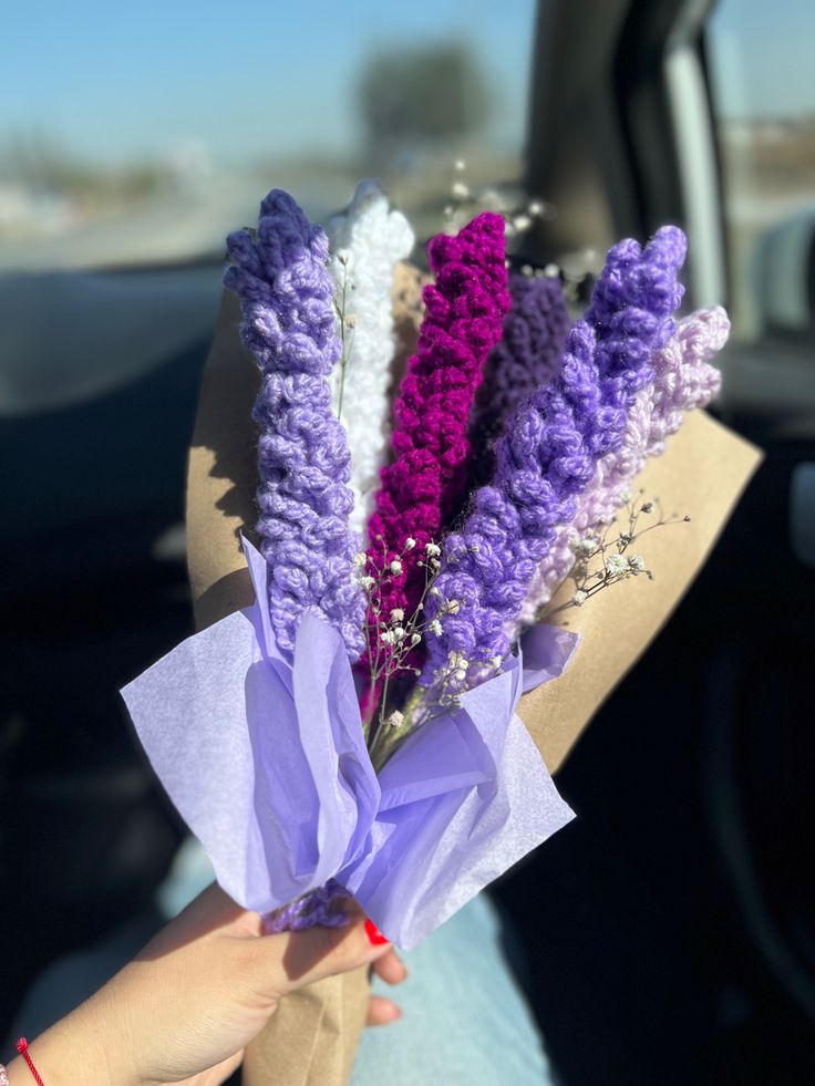 Crochet sunflowers
